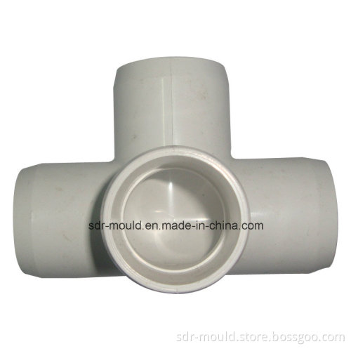 Plastic Four Way Pipe Injectin Mould/Mold